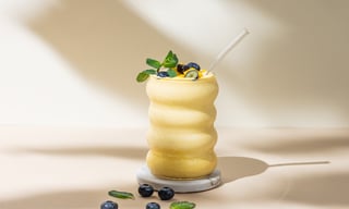 Healthy smoothie with fruits
